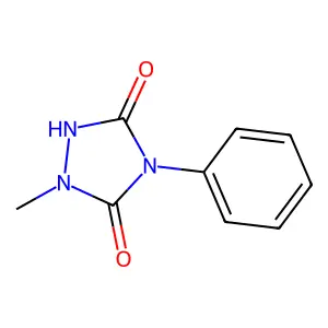 1-Methyl-4-phenyl-1,2,4-triazolidine-3,5-dione structure