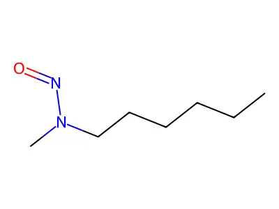 N-Methyl-N-nitroso-1-hexanamine structure