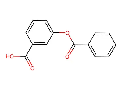 Benzoic acid, 3-(benzoyloxy)- structure