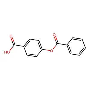 4-(苯甲酰氧基)苯甲酸 structure