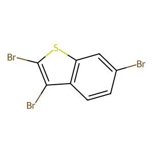 2,3,6-Tribromo-1-benzothiophene structure