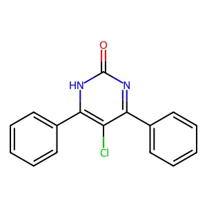 2(1H)-Pyrimidinone, 5-chloro-4,6-diphenyl- structure