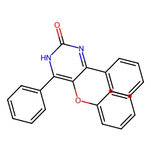 2(1H)-Pyrimidinone, 5-phenoxy-4,6-diphenyl- structure