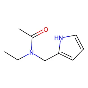 Pyrrole, 2-((N-acetyl-N-ethylamino)methyl)- structure