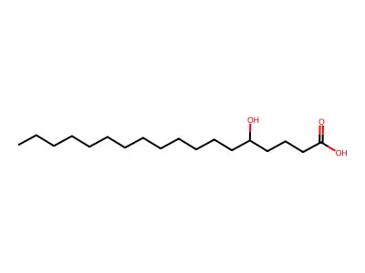 5-Hydroxyoctadecanoic acid structure