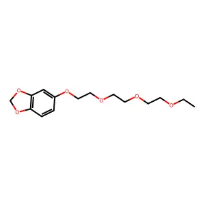 5-[2-[2-(2-Ethoxyethoxy)ethoxy]ethoxy]-1,3-benzodioxole structure