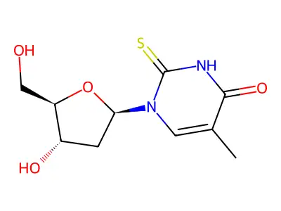 2-Thiothymidine structure