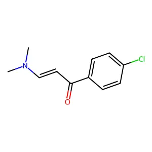 (2E)-1-(4-chlorophenyl)-3-(dimethylamino)prop-2-en-1-one structure
