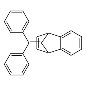 1,4-Methanonaphthalene, 9-(diphenylmethylene)-1,4-dihydro- structure