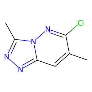 6-Chloro-3,7-dimethyl-1,2,4-triazolo[4,3-b]pyridazine structure