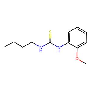 1-Butyl-3-(2-methoxyphenyl)thiourea structure