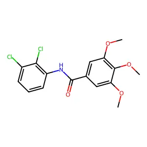 N-(2,3-dichlorophenyl)-3,4,5-trimethoxybenzamide structure