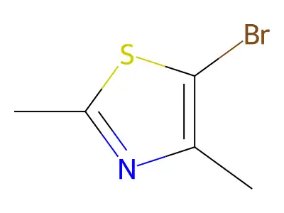 5-Bromo-2,4-dimethyl-1,3-thiazole structure