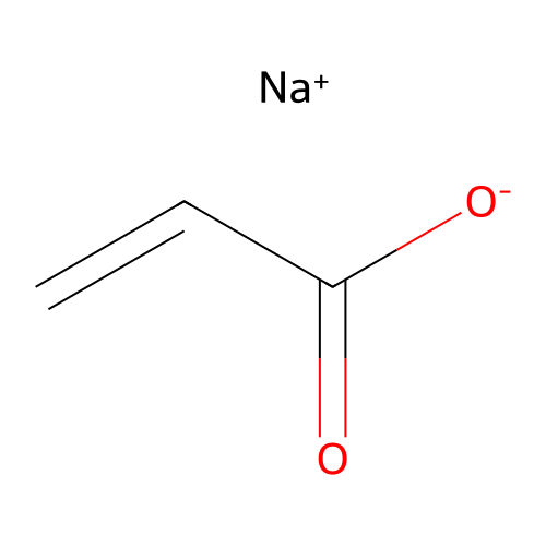Sodium acrylate structure