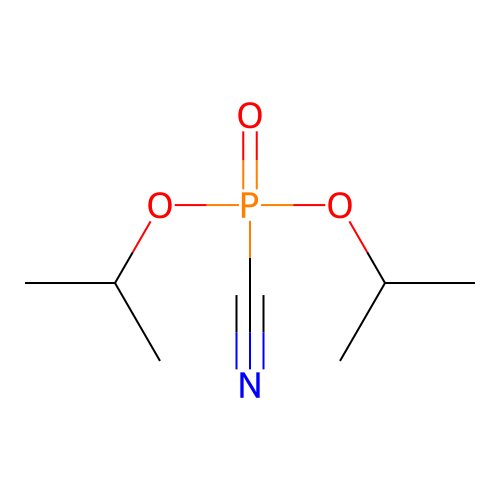 Di(propan-2-yloxy)phosphorylformonitrile structure