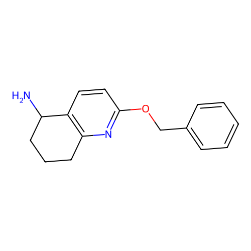 2-(Benzyloxy)-5,6,7,8-tetrahydroquinolin-5-amine structure