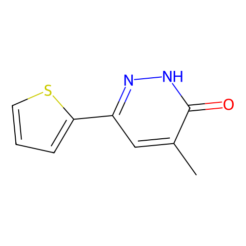 5-methyl-3-thiophen-2-yl-1H-pyridazin-6-one structure