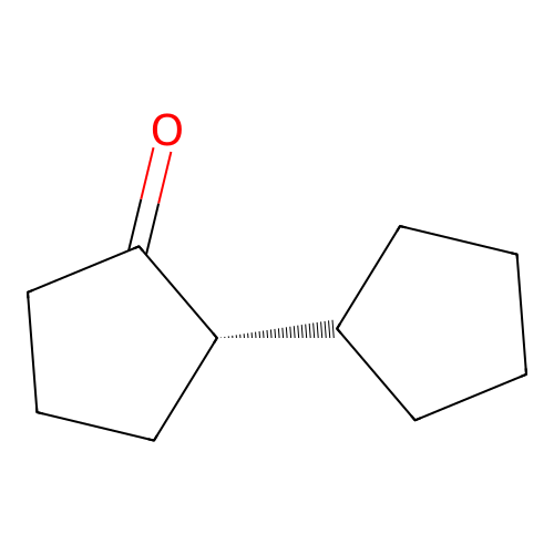 (2S)-2-cyclopentylcyclopentan-1-one structure