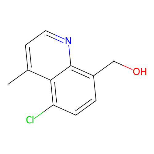 5-Chloro-4-methyl-8-quinolinemethanol structure