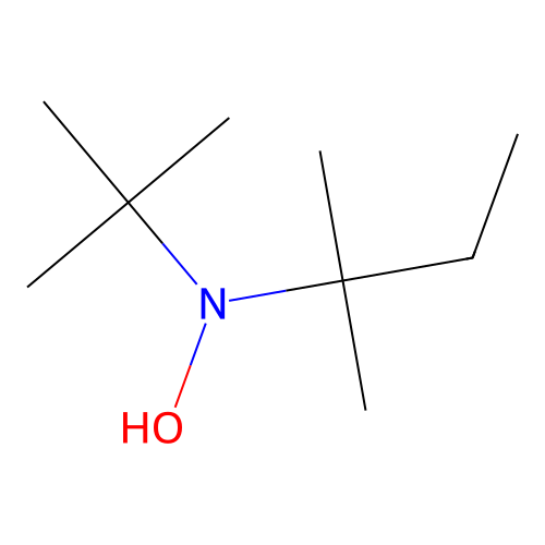 tert-Amyl-tert-butyl nitroxide structure