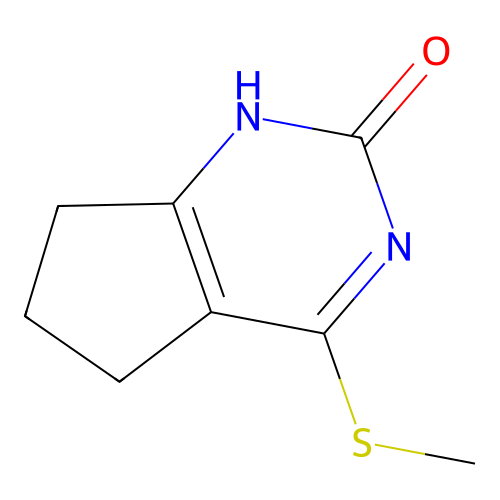 4-Methylsulfanyl-1,5,6,7-tetrahydrocyclopenta[d]pyrimidin-2-one structure