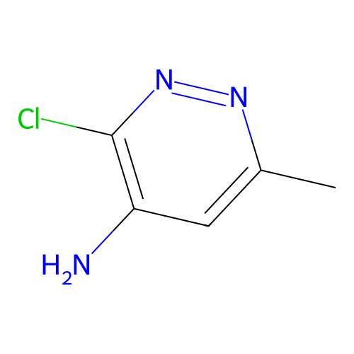 3-Chloro-6-methylpyridazin-4-amine structure