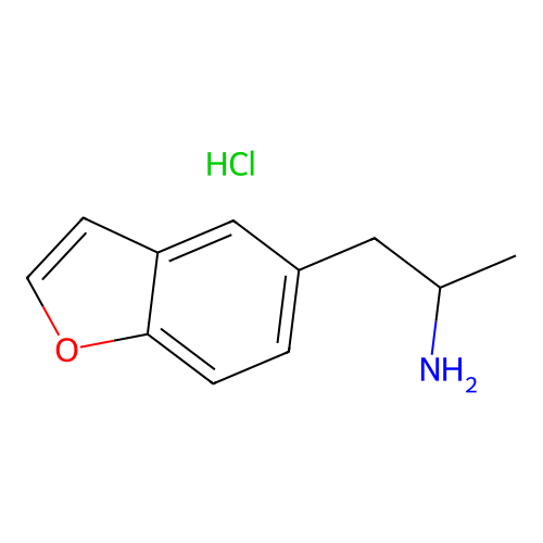 1-(1-Benzofuran-5-yl)propan-2-amine hydrochloride structure