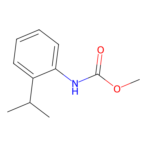 methyl N-(2-propan-2-ylphenyl)carbamate structure