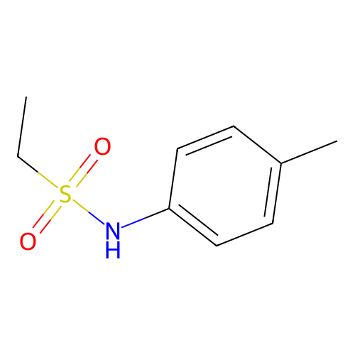 N-(4-methylphenyl)ethanesulfonamide structure