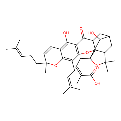 Tetrahydrogambogic Acid structure