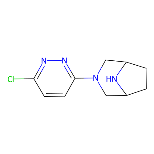 3-(6-Chloropyridazin-3-yl)-3,8-diazabicyclo[3.2.1]octane structure