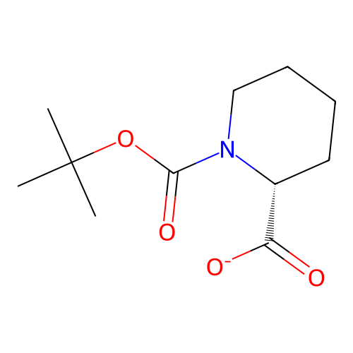 1,2-Piperidinedicarboxylic acid, 1-(1,1-dimethylethyl) ester, (2R)- structure
