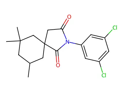 2-(3,5-Dichlorophenyl)-7,7,9-trimethyl-2-azaspiro[4.5]decane-1,3-dione structure