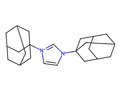 1,3-Bis(tricyclo[3.3.1.13,7]dec-1-yl)-1H-imidazolium structure