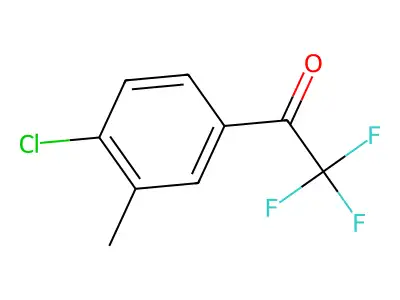 4'-Chloro-3'-methyl-2,2,2-trifluoroacetophenone structure