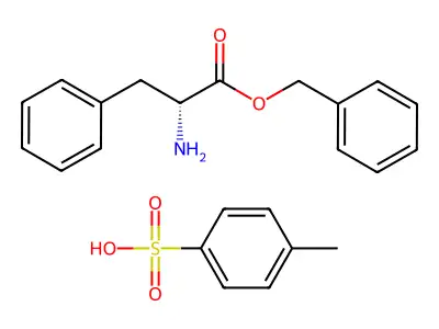 Benzyl 2-amino-3-phenylpropanoate 4-methylbenzenesulfonate structure