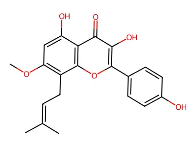 Isoanhydroicaritin structure