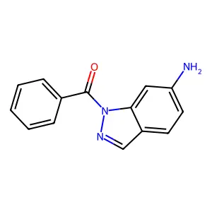 Methanone,(6-amino-1h-indazol-1-yl)phenyl- structure
