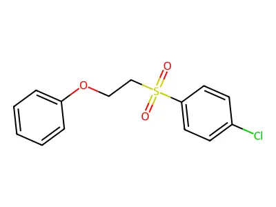 1-Chloro-4-(2-phenoxyethylsulfonyl)benzene structure