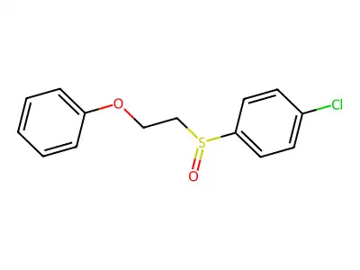 1-Chloro-4-(2-phenoxyethylsulfinyl)benzene structure