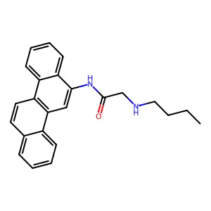 6-sec-Butoxy-2-p-tolylsulfanyl-pyrimidin-4-ylamine structure