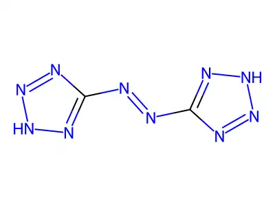 bis(2H-tetrazol-5-yl)diazene structure