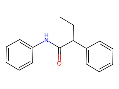N,2-diphenylbutanamide structure