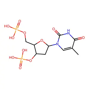 脱氧胸苷二磷酸 structure