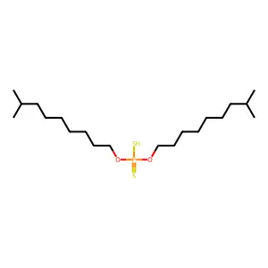 O,O-二异癸基二硫代磷酸酯 structure