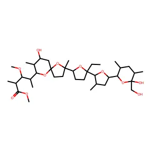 Monensin methyl ester structure