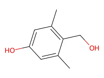 4-(Hydroxymethyl)-3,5-dimethylphenol structure