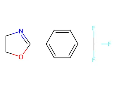 2-[4-(Trifluoromethyl)phenyl]-4,5-dihydro-1,3-oxazole structure