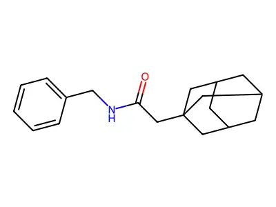 2-(1-adamantyl)-N-benzylacetamide structure
