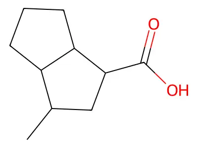3-甲基八氢戊搭烯-1-甲酸 structure
